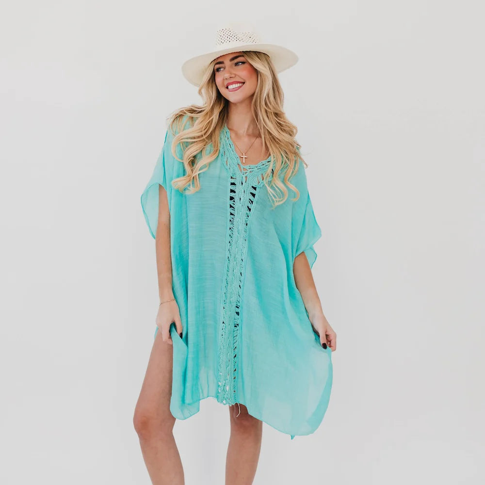 Sunday In Naples Crochet Kimono